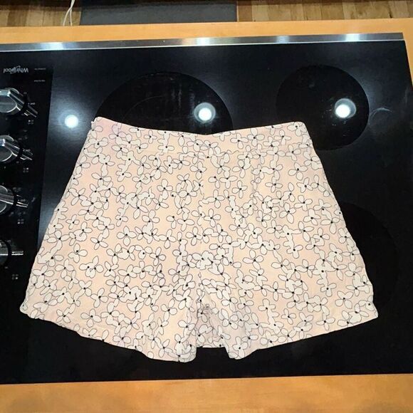 A.L.C 100% silk flowy dress pink floral shorts size 2 - Picture 2 of 10